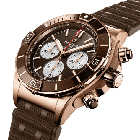 breitling chronomat 44 brown strap|breitling chronomat price range.